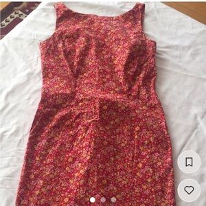 Express Sleeveless Stretch Floral Dress